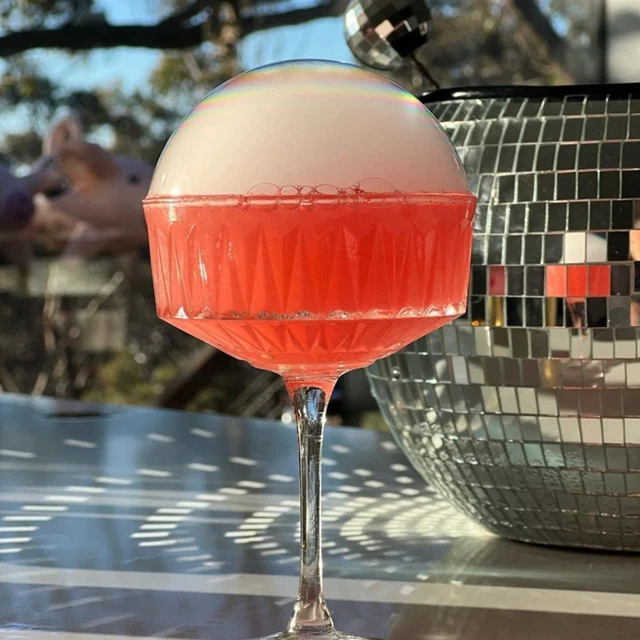 Ice Bucket Load Bearing Decorative Bar Red Wine Champagne Cooler Glass