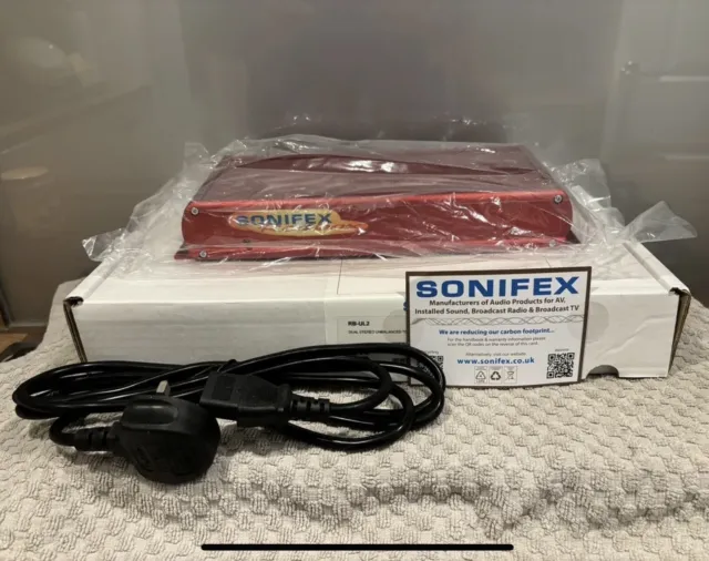 Sonifex Redbox RB-UL2 Dual Stereo AUSGEWOGEN zu UNBALANCED PASSENDER KONVERTER NEU