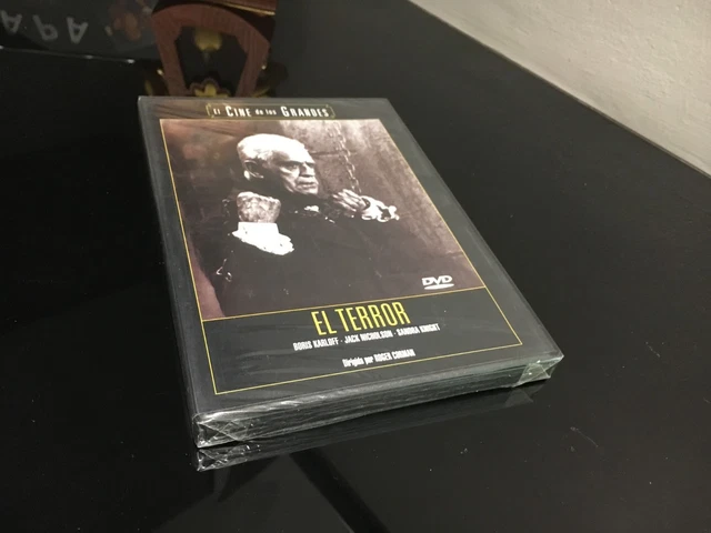Jacked Box THE TERROR BORIS Karloff Jack Nicholson Sandra Knight DVD Sealed New £ ...