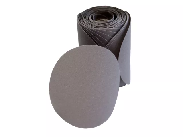 SANDING DISC, Sandpaper Roll, PSA Sticky Back 5" Grits 80 - 400