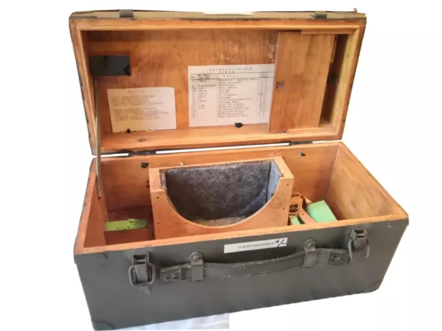 Pnw-57 Night Vision Vintage Wooden Case Solid Box