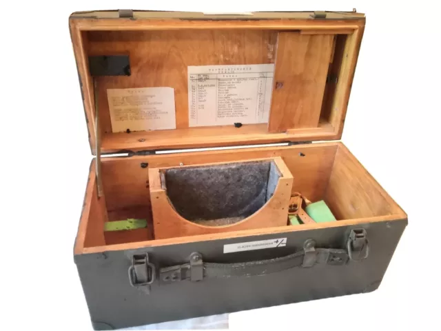 Vintage PNW-57 Wooden Night Vision Solid Case Box