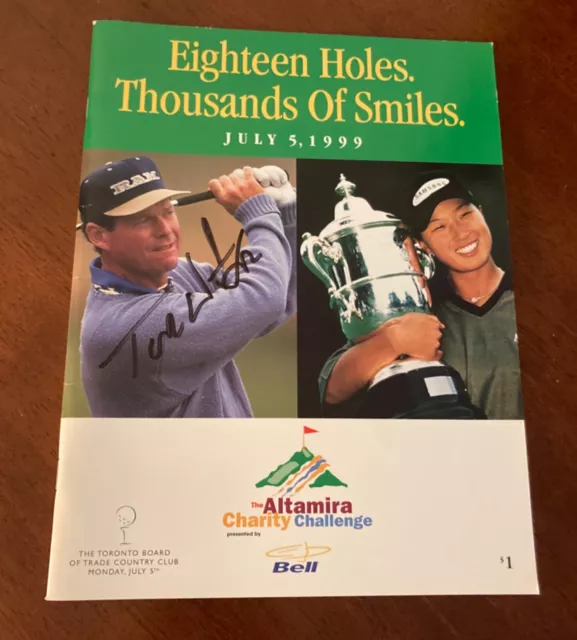 Tom Watson Signed 1999 Canadian Open Golf Tournament Program