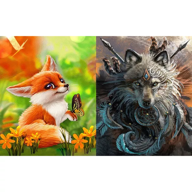 DIY Digital Picture Forest Animals Frameless Painting By Number Art Handicraft