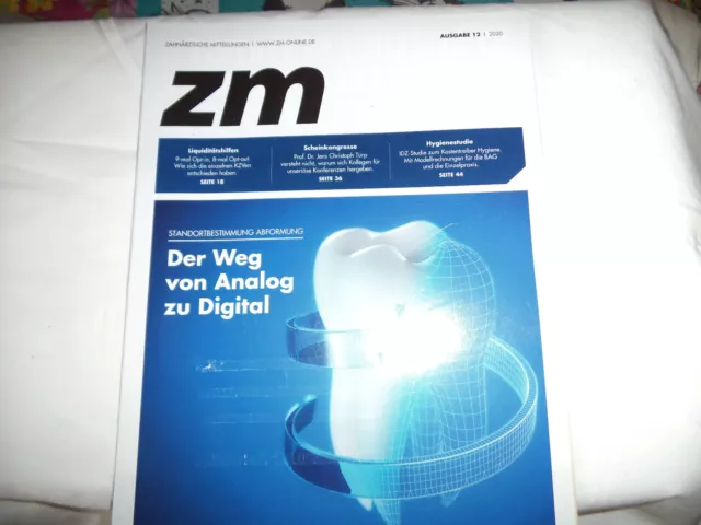 Zeitschrift: zm. Zahnärztliche Mitteilungen. 12 / 2020