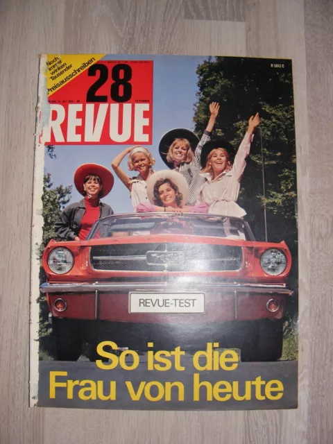 Revue Zeitschrift -Nr 28/Jahrgang 1964 So ist die Frau von heute