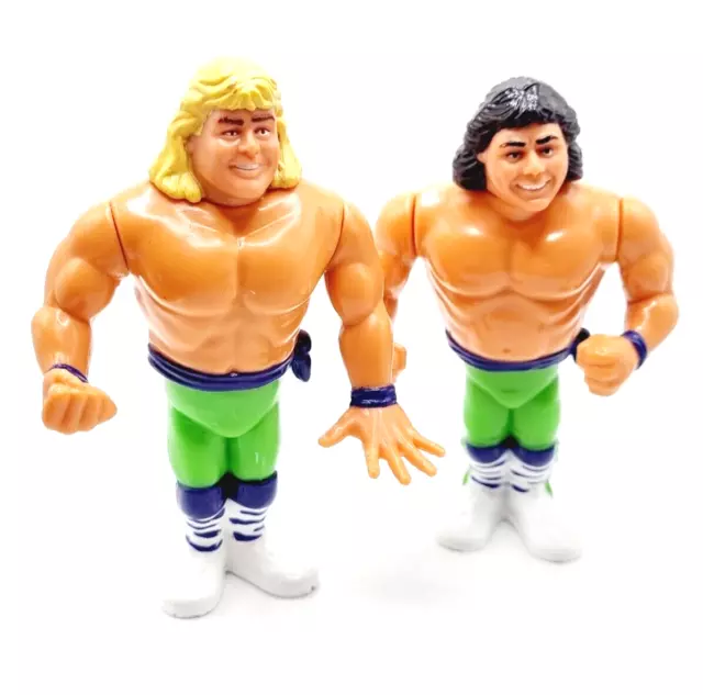 Vintage Hasbro WWF Wrestling Rockers Marty Janetty & Shawn Michaels Tag Team