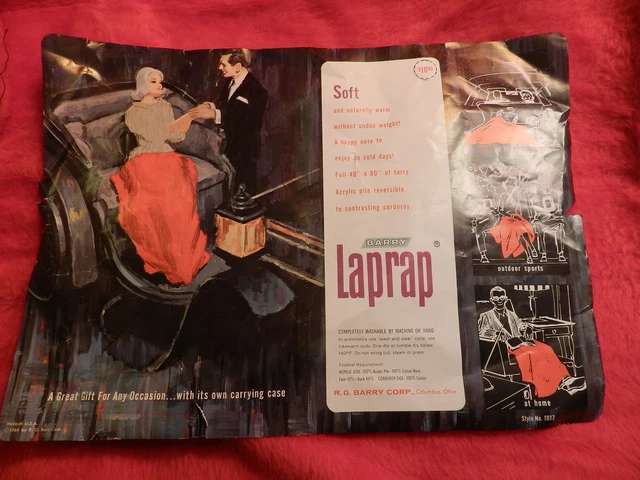 Vintage Barry Laprap 40" X 60". With Original Package & Art. 1964