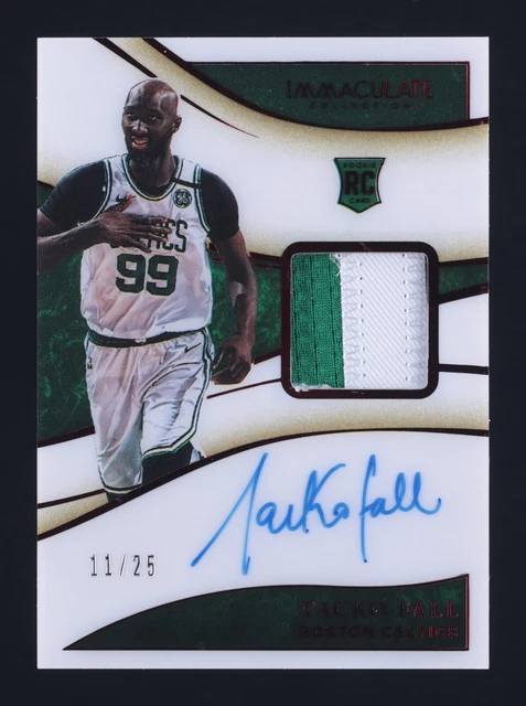 2019 Immaculate Collection Red Tacko Fall Rookie Patch Auto Rpa /25 Pwcc
