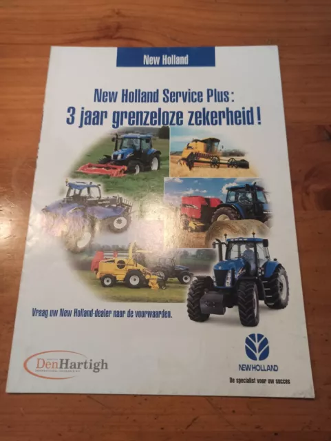 Prospekt niederländisch NEW HOLLAND   Traktor Schlepper brochüre