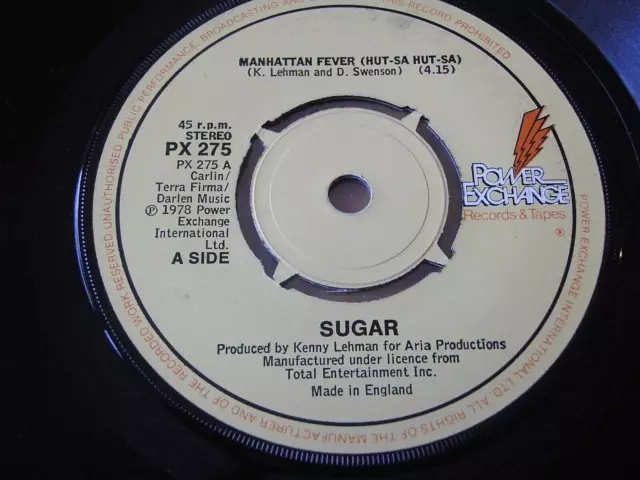 Sugar - Manhattan Fever (Hut-Sa Hut-Sa)  7" Vinyl (Ex)