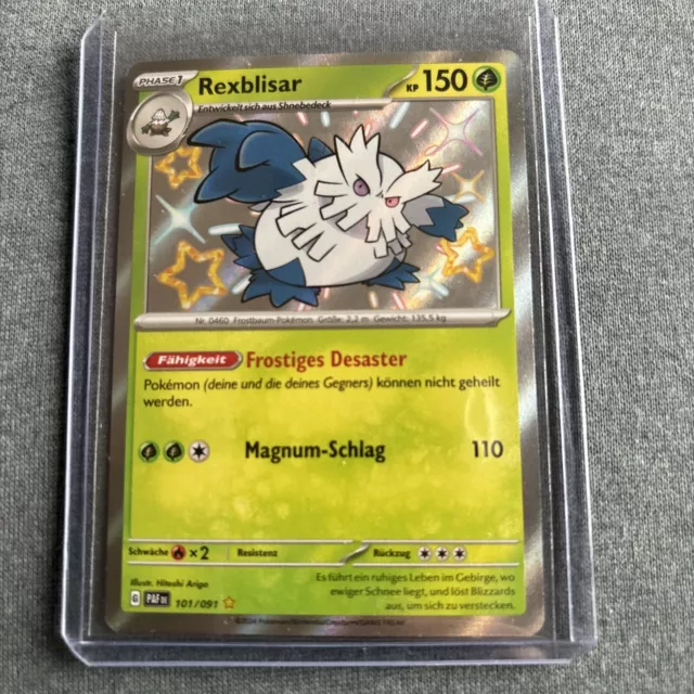 Pokemon Rexblisar Shiny | Deutsch 101/091 Paldeas Schicksale | Near Mint