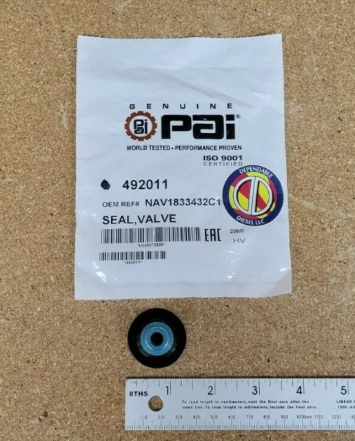 Valve Stem Seal for International DT466E 570. PAI# 492011 Ref# 1833432C1