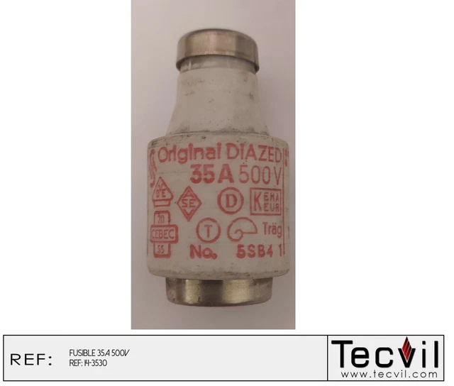 Lot de 10 Fusibles Original DIAZED 5SB4 1