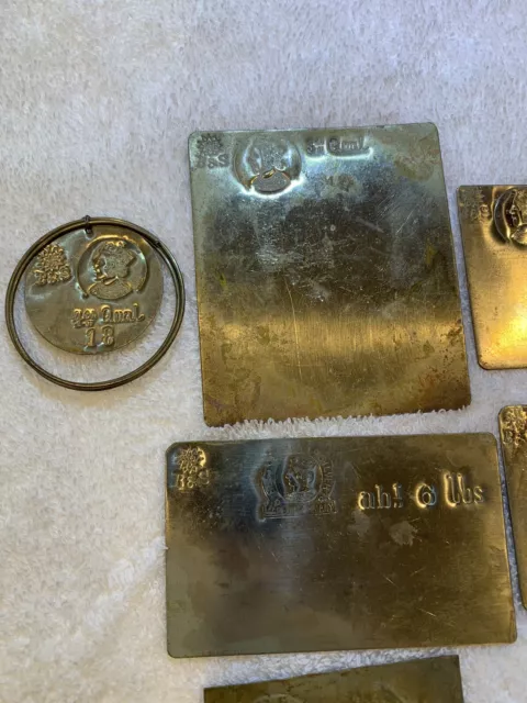 German Silver Lot Of 10 Pieces Raw Material, B&S, Mongic Brand,Britain & German 2