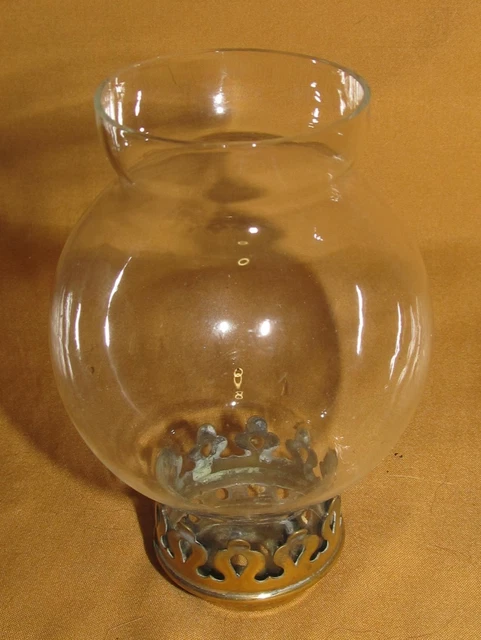 ANCIEN GLOBE VERRE 1950/60 Lustre, suspension, lampe tulipe vintage EUR