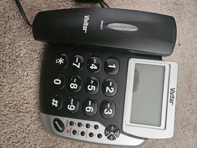 VIVITAR MID#0900917 PUSH button phone WORKING CONDITION LANELINE PHONE ...