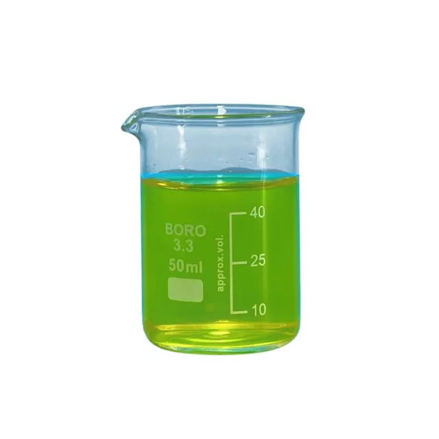 1pc 50ml BOROSILICATE Glass Graduated Laboratory Beakers Low Form (42D, 60H mm)