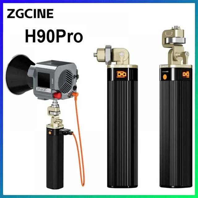 ZG-H90 バッテリーグリップ 6000mAh ZGCINE ZG-H90 Battery Grip(Dedicated to handheld Video light)