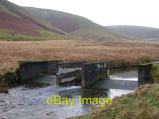 Photo 6x4 Weir in Dyffryn Gwy Pont Rhydgaled The River Wye flows over thi c2006