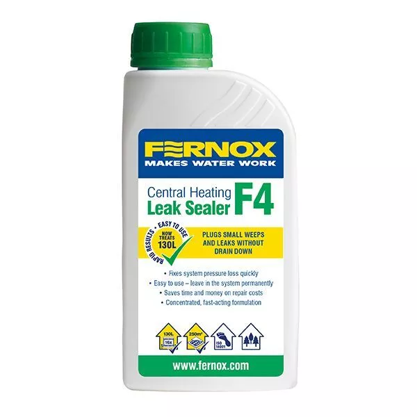 Fernox F4 500ml Leak Sealer - Seals Pressure Loss & Boiler Breakdown