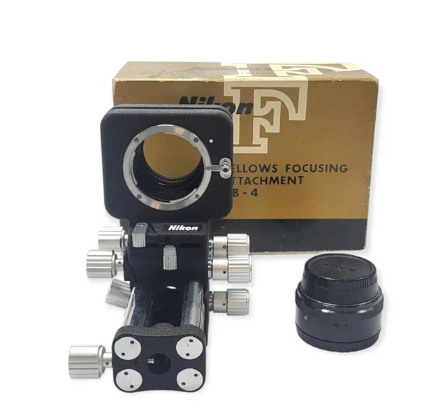 Vintage Nikon PB-4 Bellows Focusing Attachment In Box
