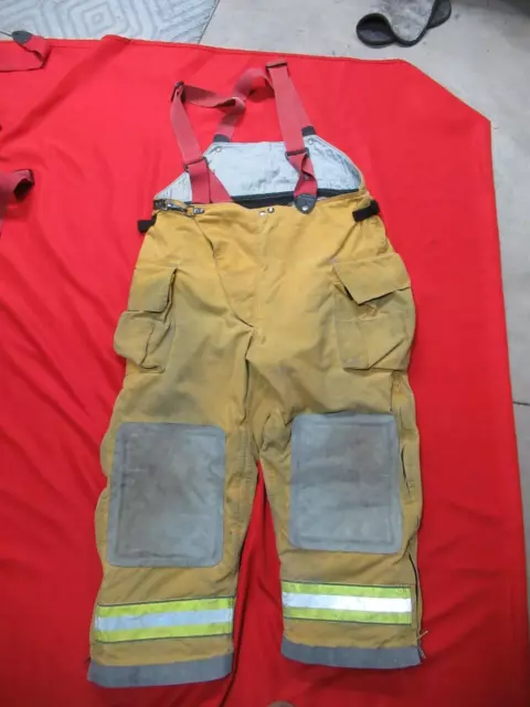 GLOBE GX-7 46 x 28 Firefighter Turnout Bunker Pants SUSPENDERS FIRE GEAR RESCUE