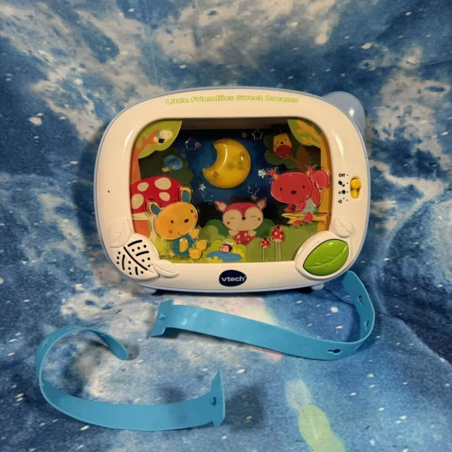 Vtech Little Friendlies Sweet Dreams musikalisches Kinderbett Licht & Projektor Schlafhilfe