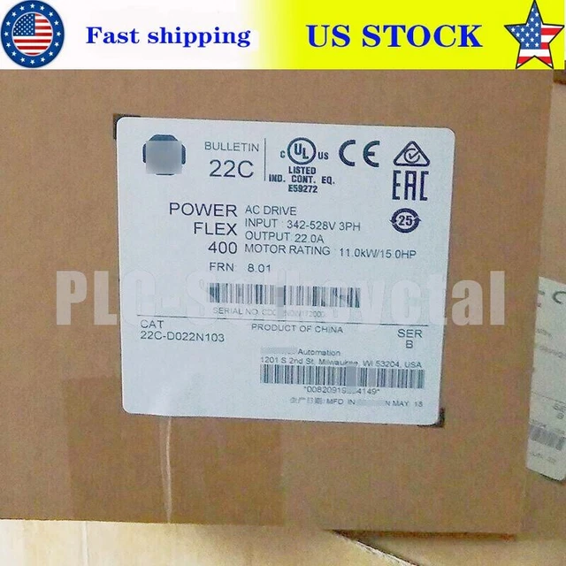 Allen-Bradley PowerFlex 400 22C-D022N103 - Unità CA 11kW (15 HP), Nuova In Scatola