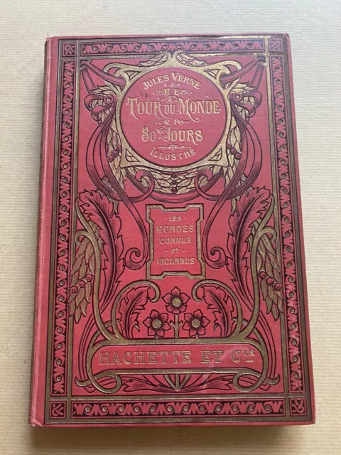VERNE (Jules). Le tour du monde en 80 Jours. Hachette 1916.