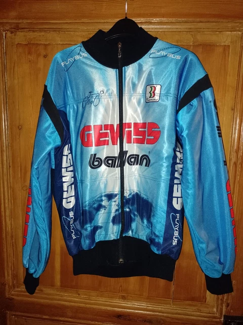 Veste hiver Mercatone Uno saison 1997 ( Pantani) taille XXL Santini Veste hiver Mercatone Uno saison 1997 ( Pantani) taille XXL Santini
