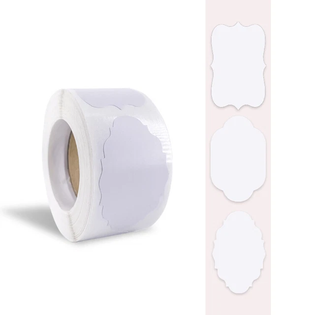 300Pcs / Roll Selbstgemacht Aufkleber Label Papier Abdichtung Aufkleber