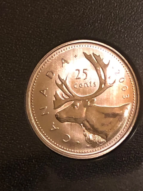 Bu 2003 Canada Quarter From Specimen Set