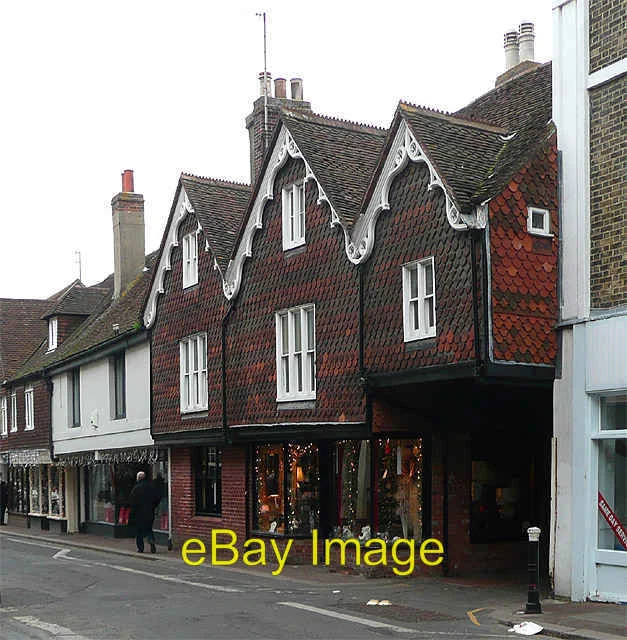 Photo 6x4 Shops in Cliffe High Street, Lewes, East Sussex This street is  c2009