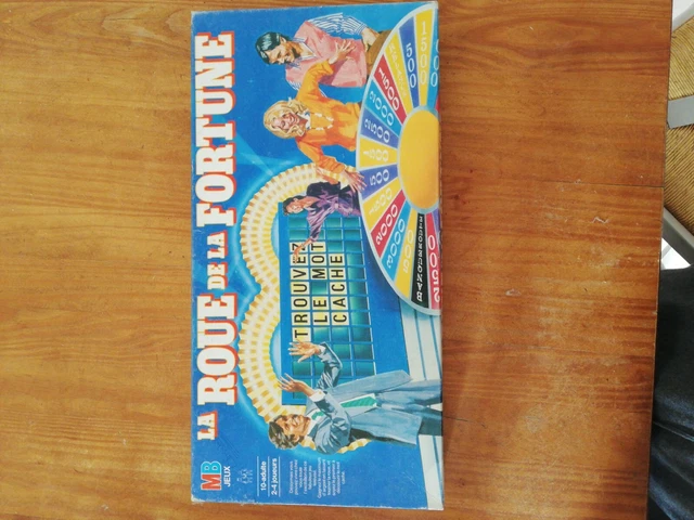 Jeu La Roue De La Fortune MB - Version 2 à 4 Joueurs, Thème "Trouvez Le Mot Caché", Occasion