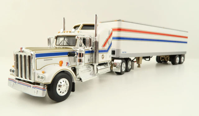 First Gear 69-1605 Kenworth W900A Truck Reefer Trailer VIT200 Bicentennial 1:64