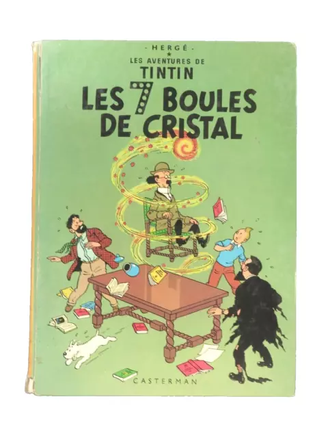 : Album Les Aventures De Tintin Les 7 Boules De Cristal @ Shipping Worldwide 2