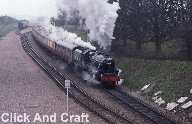 35 mm Slide BR British Railway Dampfzug LMS 5231