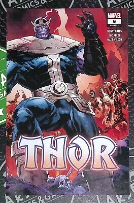 Thor #6 (2020) Marvel Comics 2nd print Thanos Infinity Stones Death Galactus