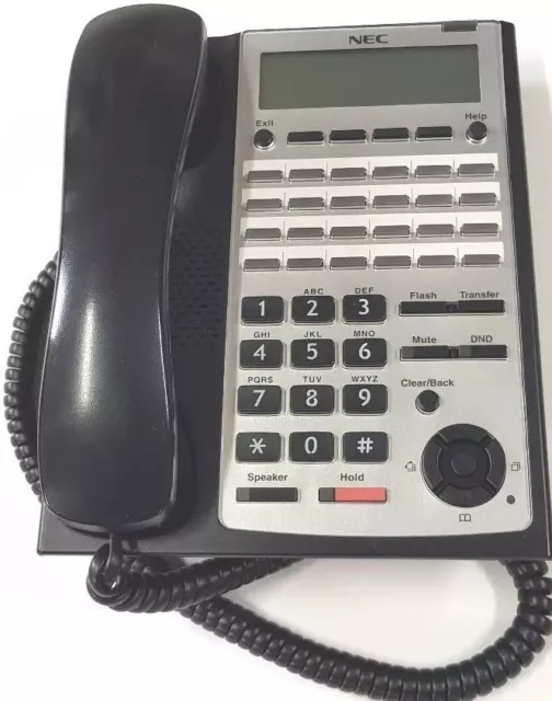 NEC IP4WW-24TXH-B handset SL1100, US STOCK NO: 1100063 Tax inv 1 year w/ty.