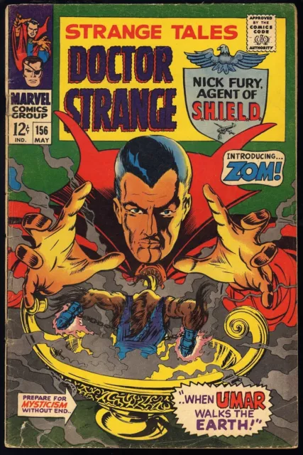 Strange Tales #156 Marvel 1967 (VG) 1st Appearance of Zom! L@@K!