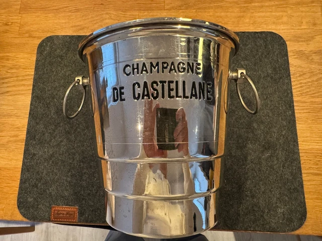 Chauvet - Argit Paris - Rafraîchisseur à champagne - Laiton argenté - Seau à champagne Chauvet - Enchères - NEWS