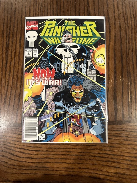 The Punisher War Zone #6 Comic Book MARVEL COMICS 1992 NOW IT’S WAR Bag/Boarded!