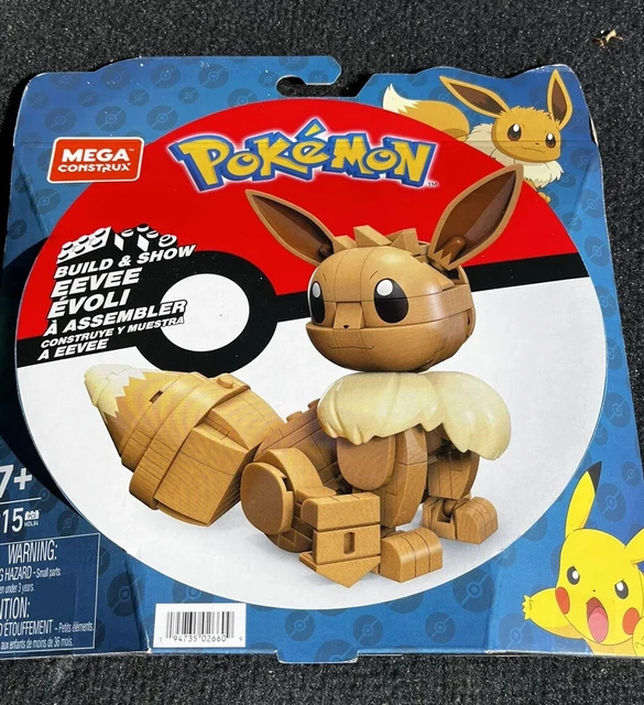 Figurine Pokémon Évoli Articulée MEGA | 215 Pièces à Assembler | Pour Enfants 7 Ans Et Plus
