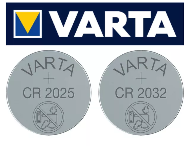 VARTA CR 2025 2032 Batterien Knopfzellen CR2032 * Aus 2024 *