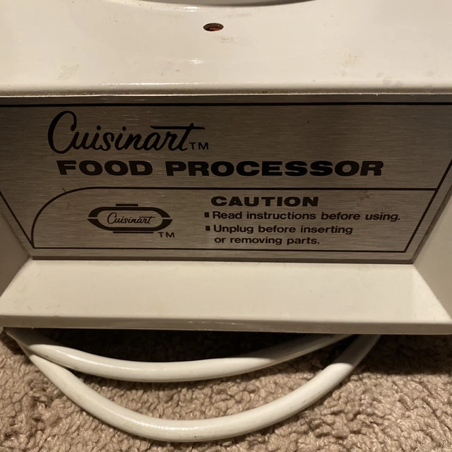 VINTAGE CUISINART FOOD Processor Motor Base Model CFP5A France Robot