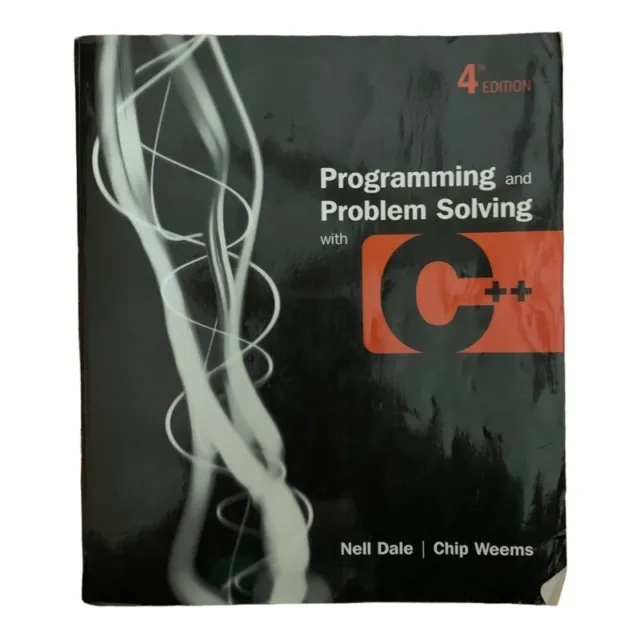 Programming And Problem Solving With C++ Textbook 4th Edition Dale Weems 2005