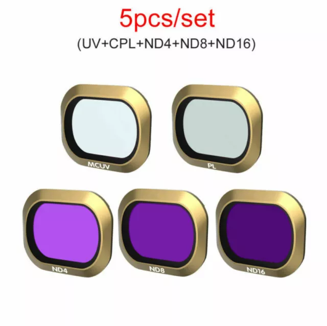 Ultra-Thin PL CPL UV ND4 ND8 ND16 ND32 ND64 Lens Filter For DJI Mavic 2 Pro E
