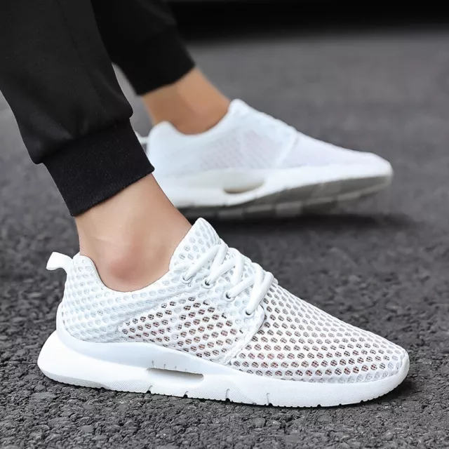 Men's Sneakers Running Shoes Fashion Breathable Mesh Soft Sole Casual Athletic