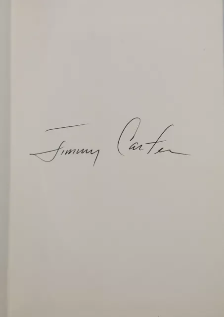 Jimmy Carter Signed Keeping Faith First Edition Book Full Signature